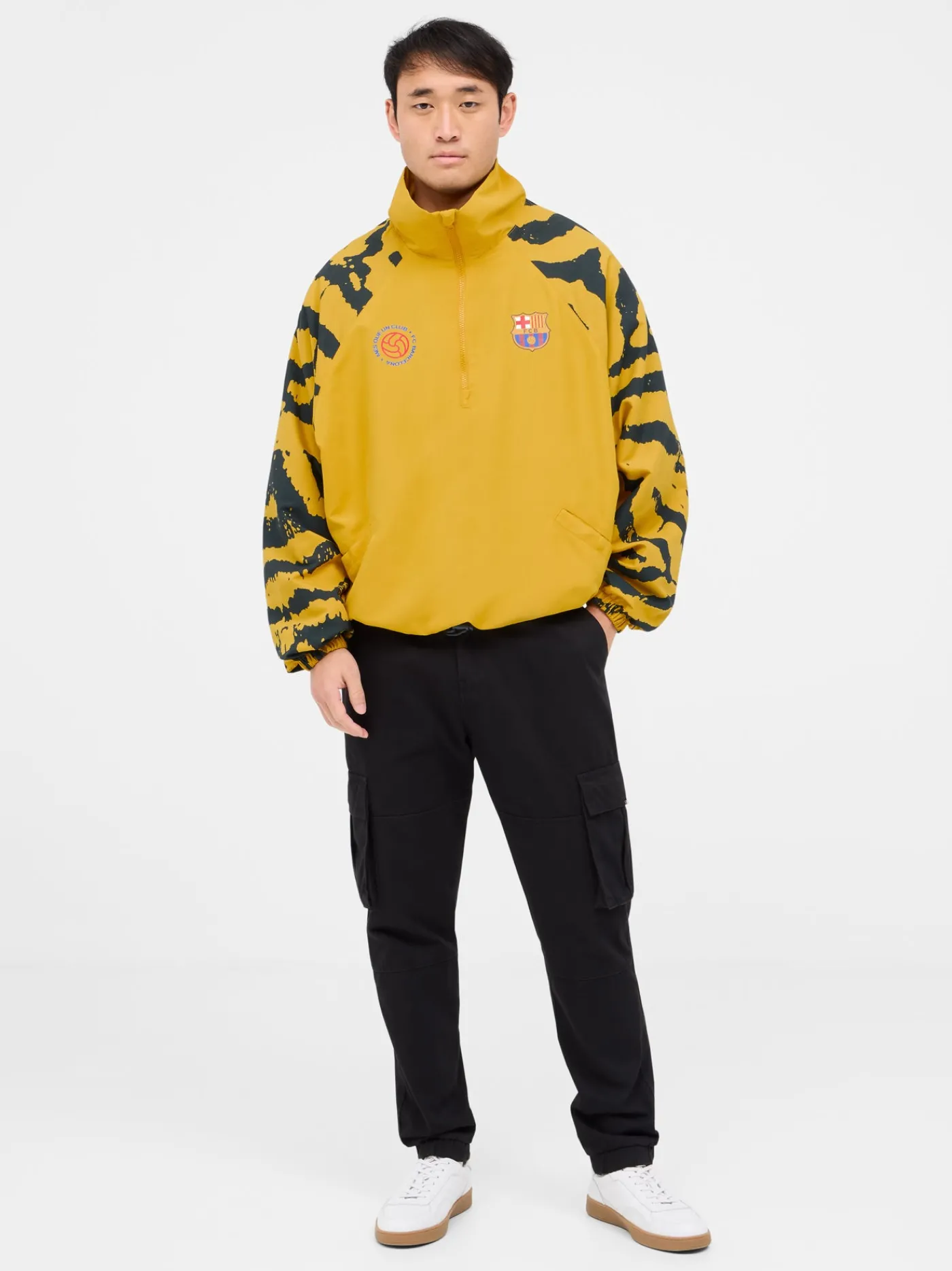 Hot Chaqueta ligera escudo Barça Hombre Abrigos Y Chaquetas