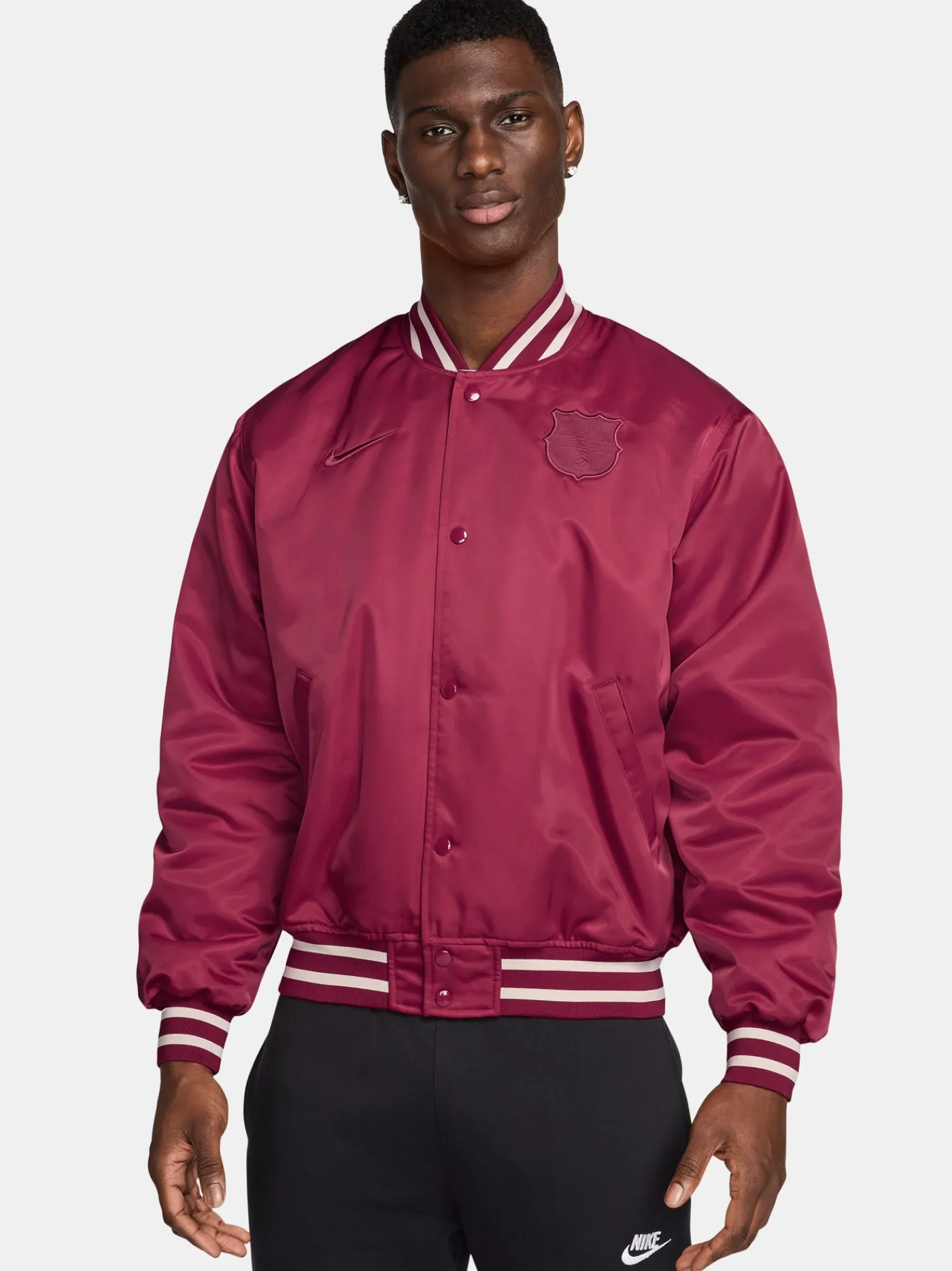 Cheap Chaqueta Roja Barça Nike Hombre Abrigos Y Chaquetas