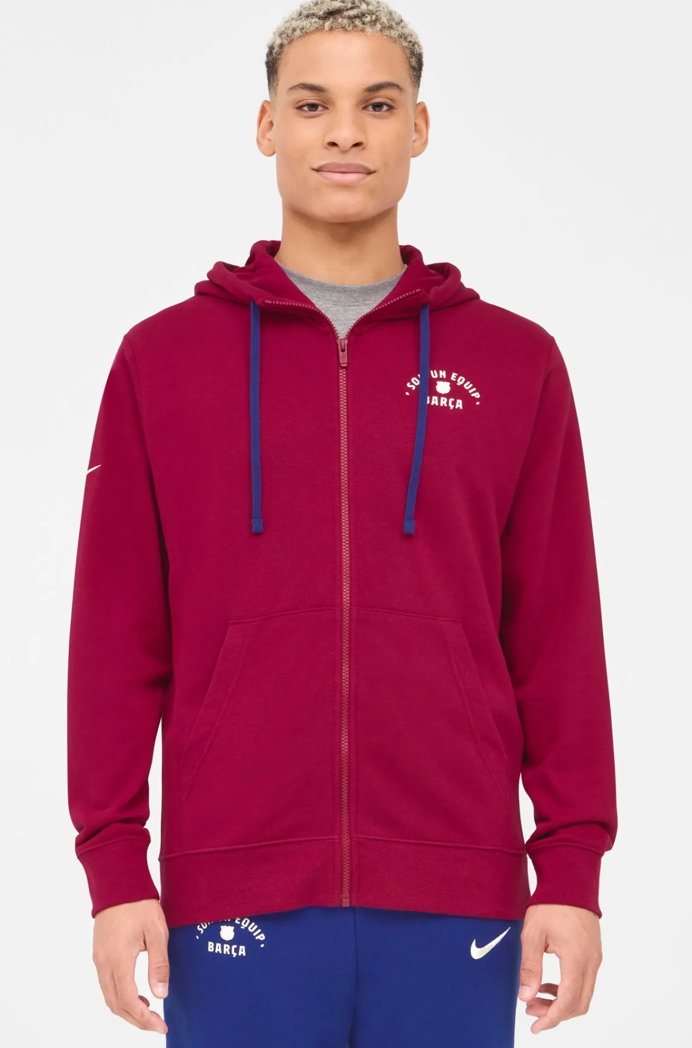 Cheap Chaqueta som un equip Barça Nike Hombre Sudaderas