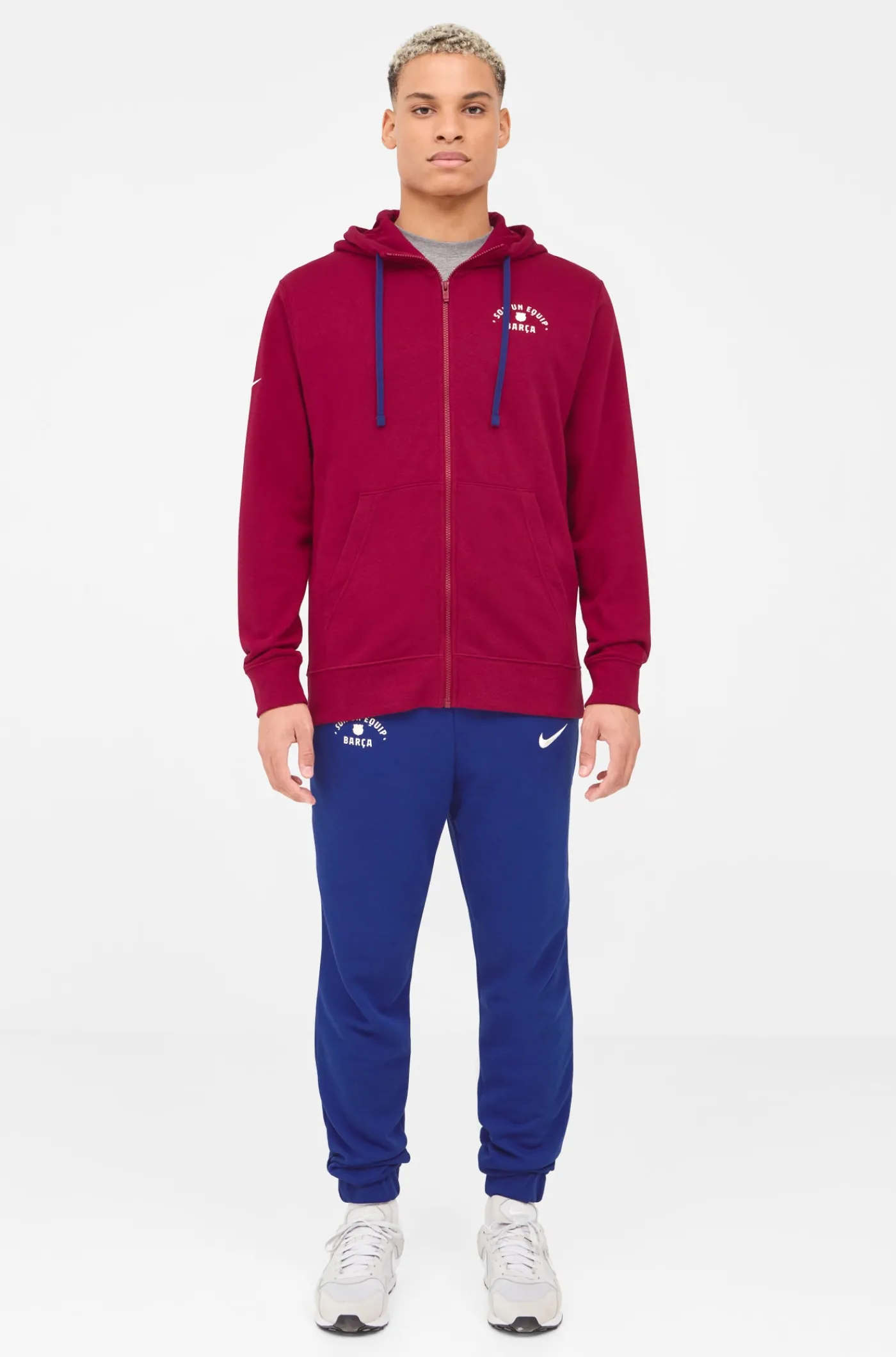 Cheap Chaqueta som un equip Barça Nike Hombre Sudaderas