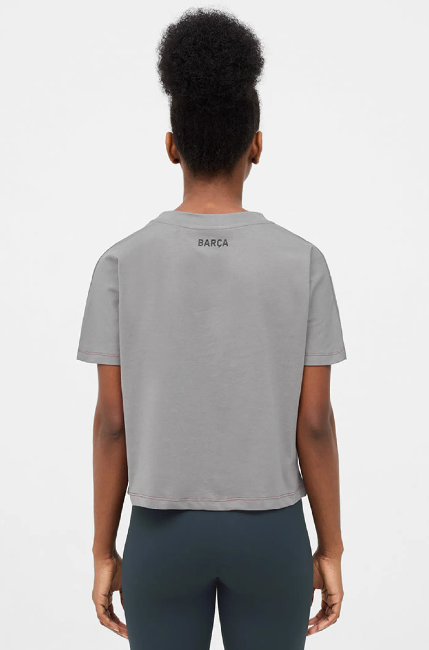 Cheap Crop top gris Barça - Mujer Mujer Camisetas Y Polos | Chándals