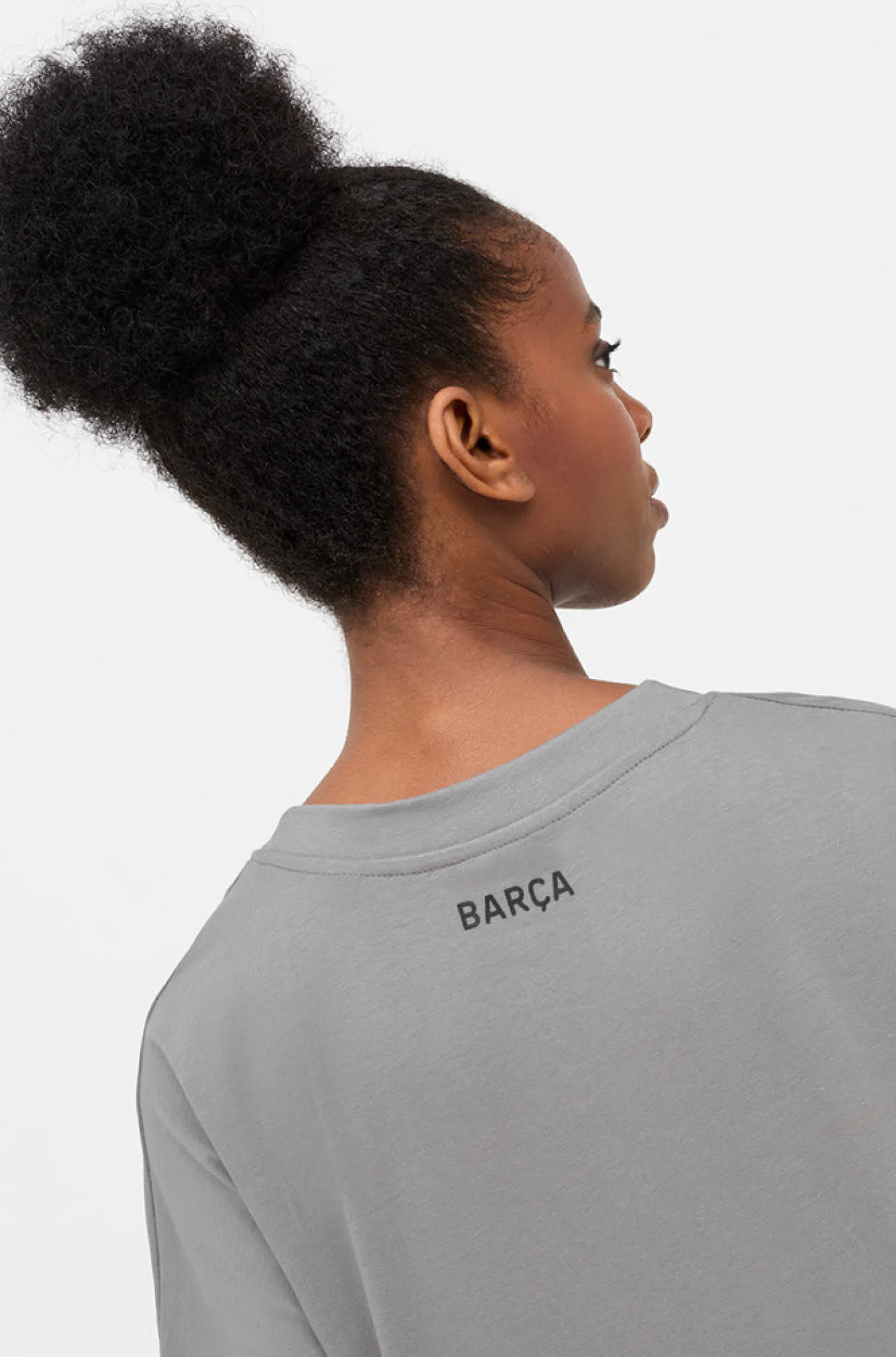 Cheap Crop top gris Barça - Mujer Mujer Camisetas Y Polos | Chándals
