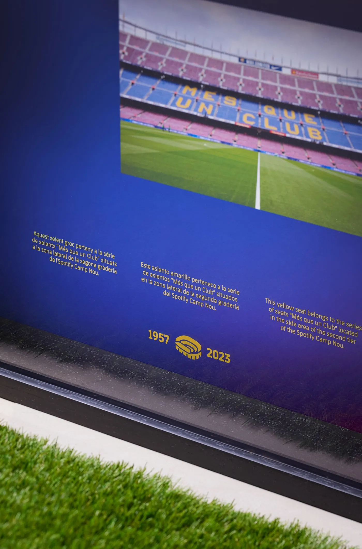 Online Edición limitada – Asiento ‘Més que un Club’ Spotify Camp Nou Stadium Memorabilia | Asientos Spotify Camp Nou