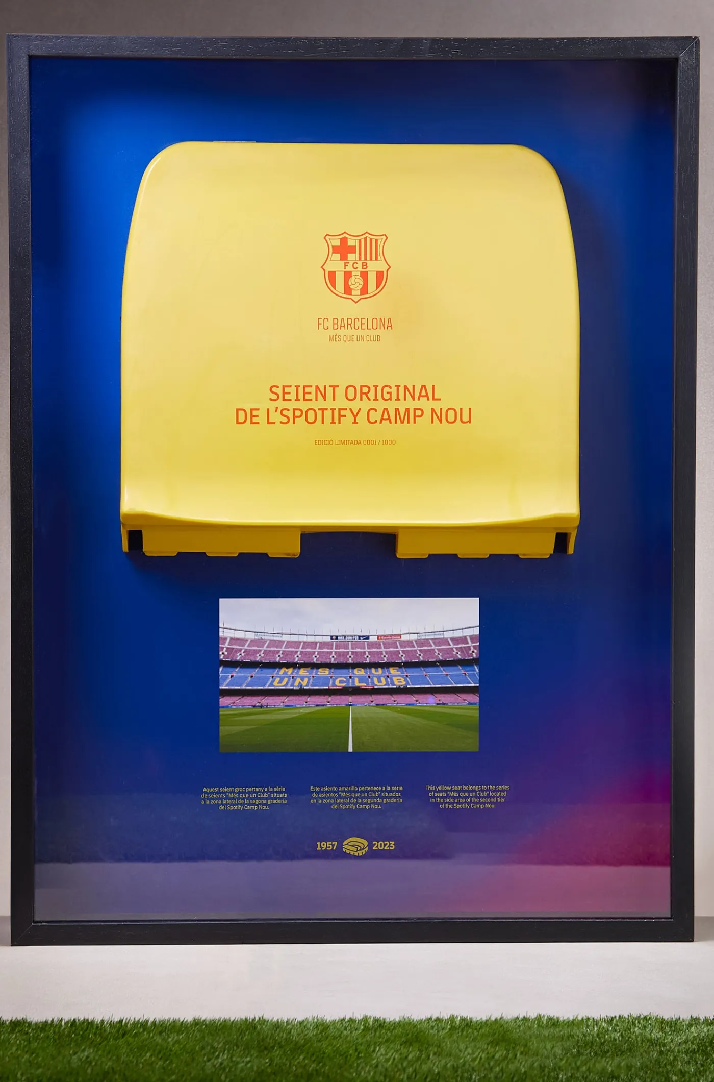 Online Edición limitada – Asiento ‘Més que un Club’ Spotify Camp Nou Stadium Memorabilia | Asientos Spotify Camp Nou