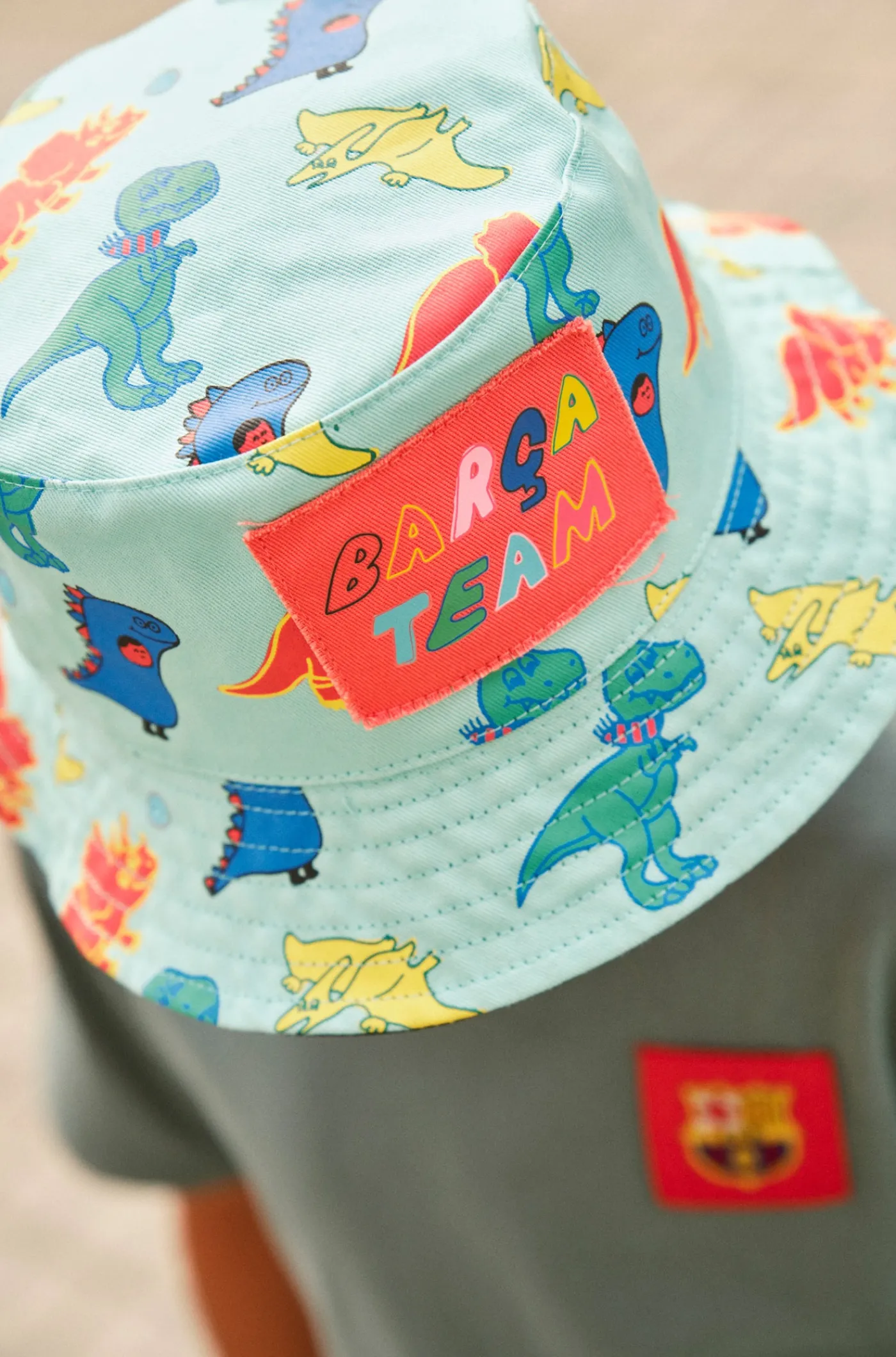 Shop Gorro motivos dino Barça - Junior Gorras Y Gorros