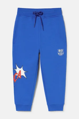 Cheap Pantalón azul motivos Barça - Junior Niños Pantalones Y Shorts | Chándals