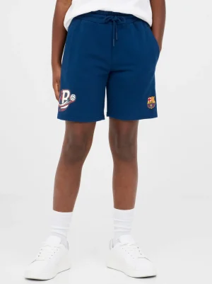 Discount Pantalón corto azul - Barça Niños Pantalones Y Shorts | Chándals
