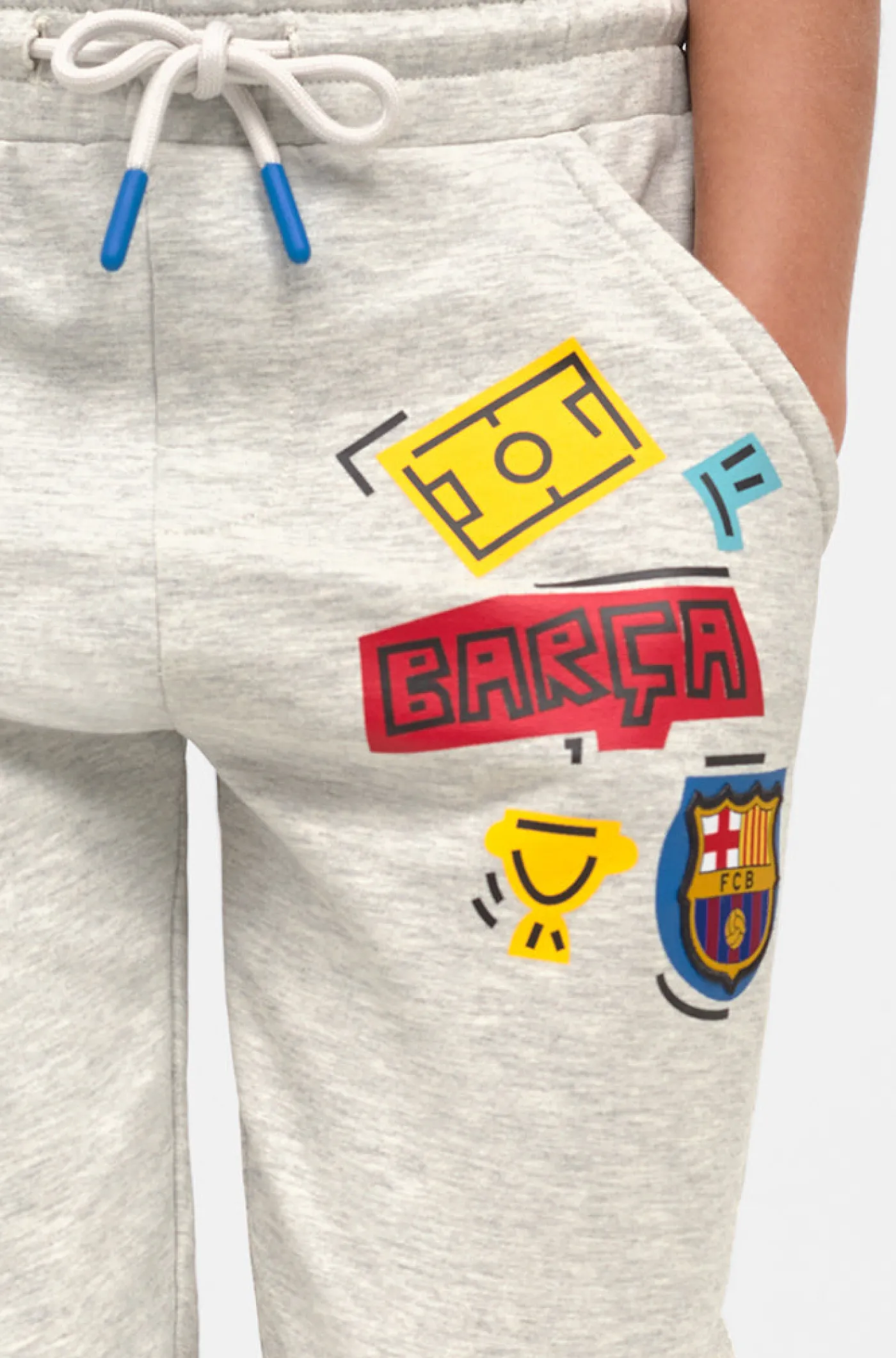 Online Pantalón gris Barça - Junior Niños Pantalones Y Shorts | Chándals