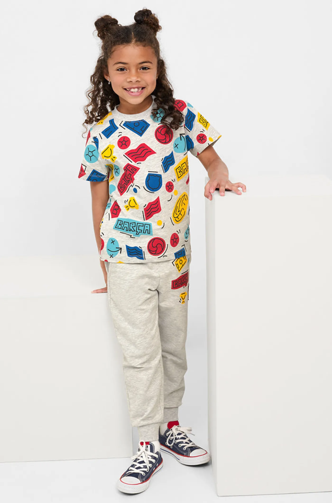 Online Pantalón gris Barça - Junior Niños Pantalones Y Shorts | Chándals