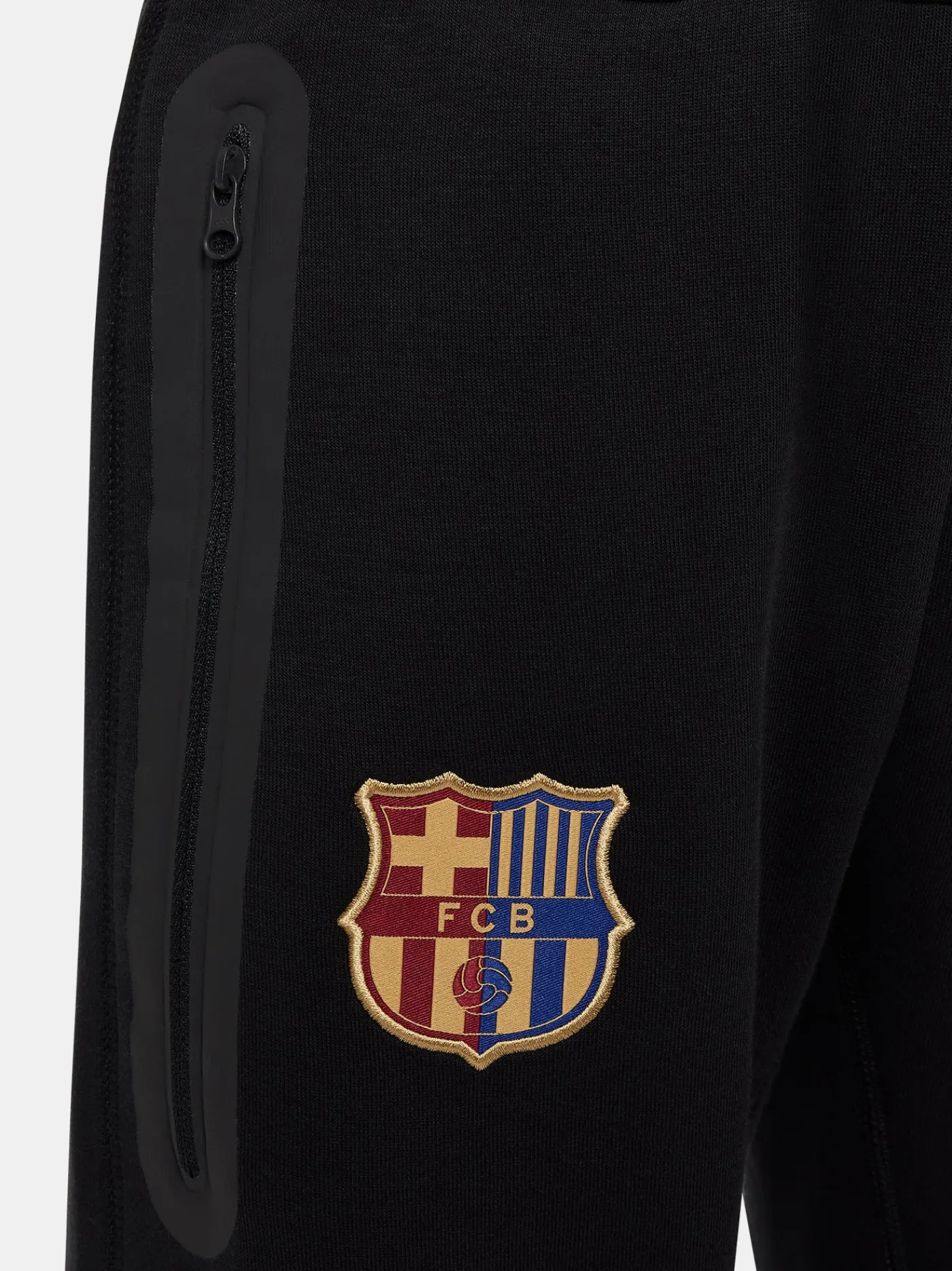Flash Sale Pantalón tech fleece escudo negro Barça Nike - Junior Niños Pantalones Y Shorts | Chándals