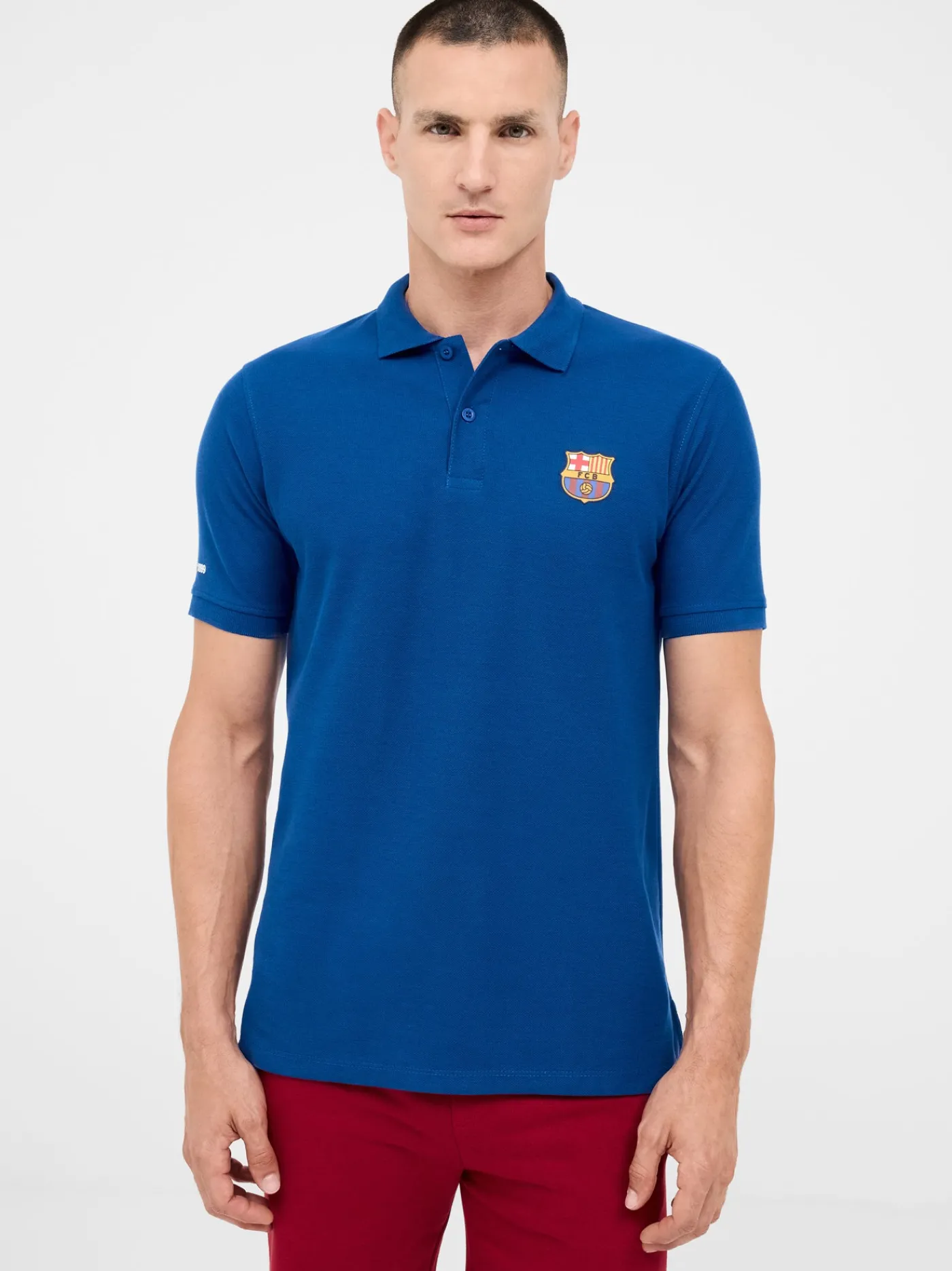 Outlet Polo azul Barça Hombre Camisetas Y Polos