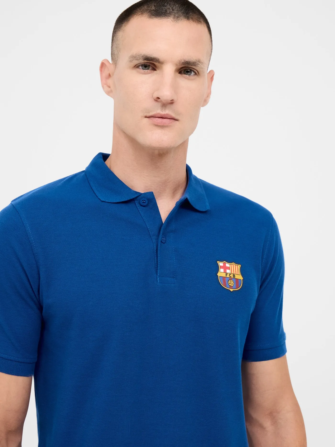 Outlet Polo azul Barça Hombre Camisetas Y Polos