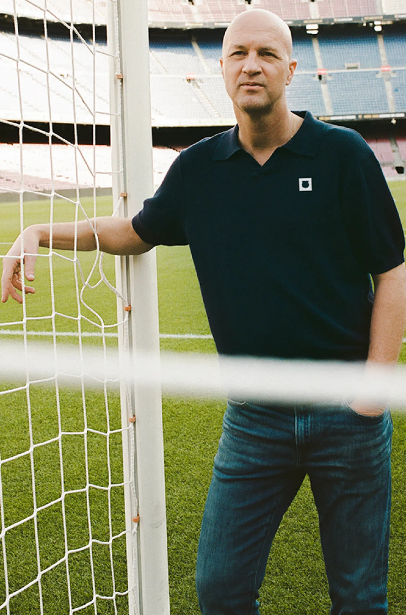 Best Sale Polo azul Barça Cruyff "9" Hombre Camisetas Y Polos