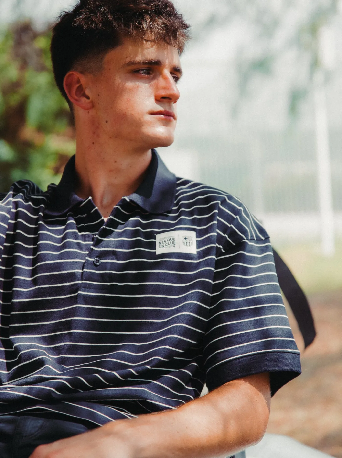 Clearance Polo de rayas Barça Hombre Camisetas Y Polos