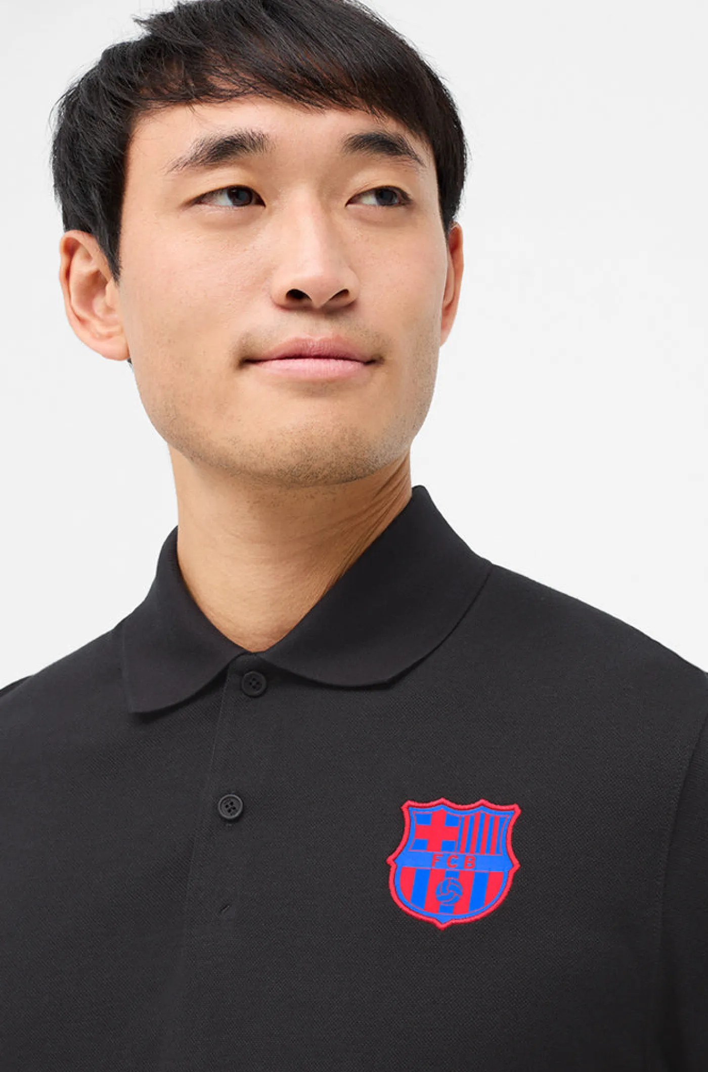 Cheap Polo escudo contraste Barça Nike Hombre Camisetas Y Polos