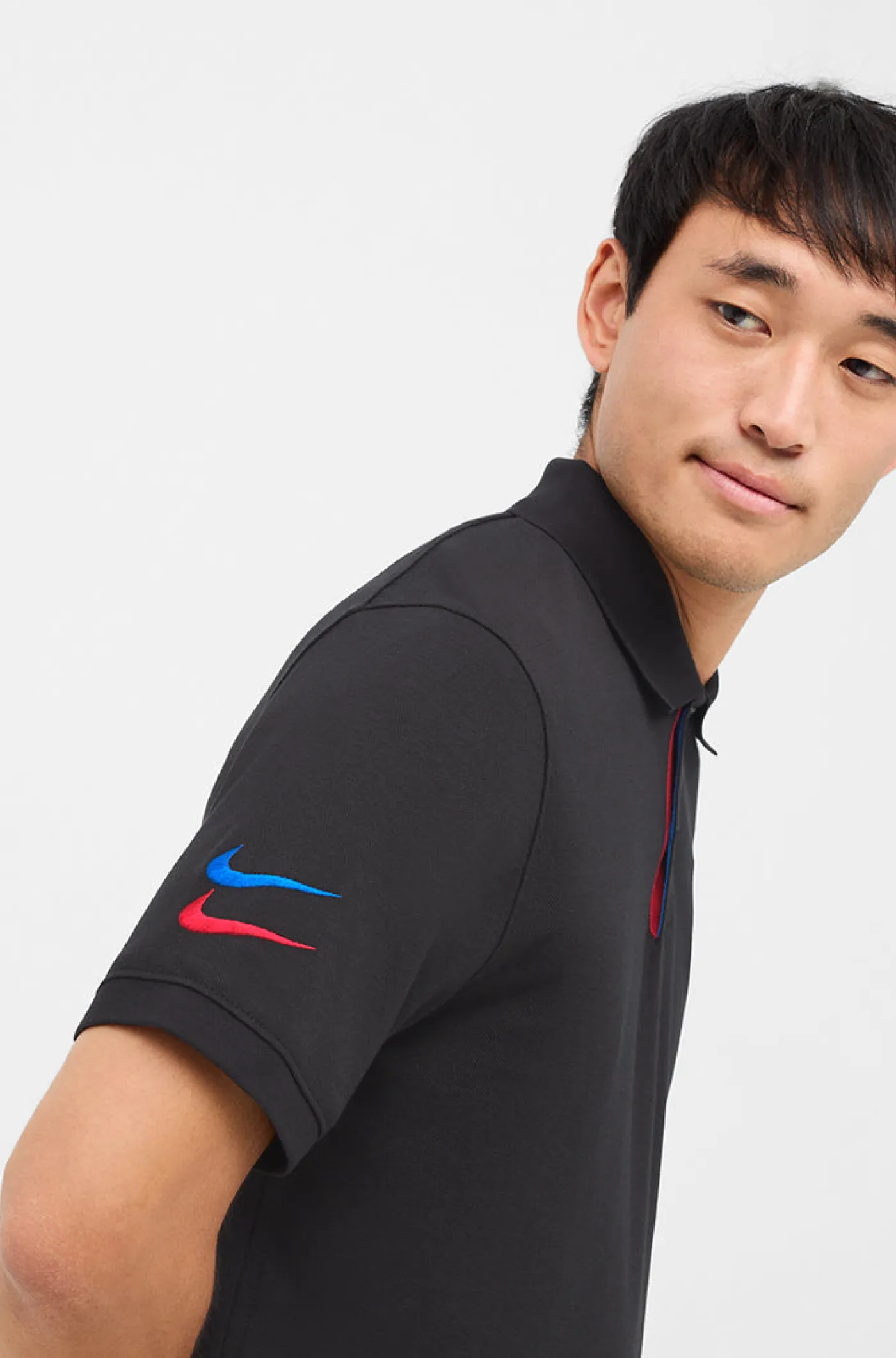 Cheap Polo escudo contraste Barça Nike Hombre Camisetas Y Polos