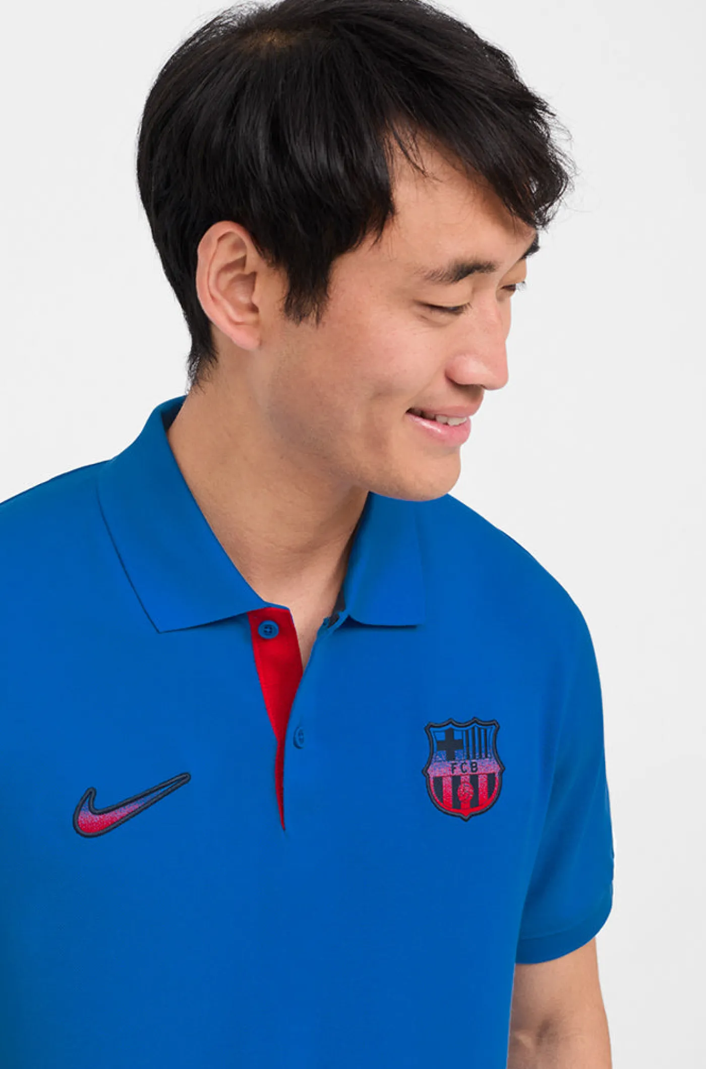 Best Polo escudo contraste Barça Nike Hombre Camisetas Y Polos