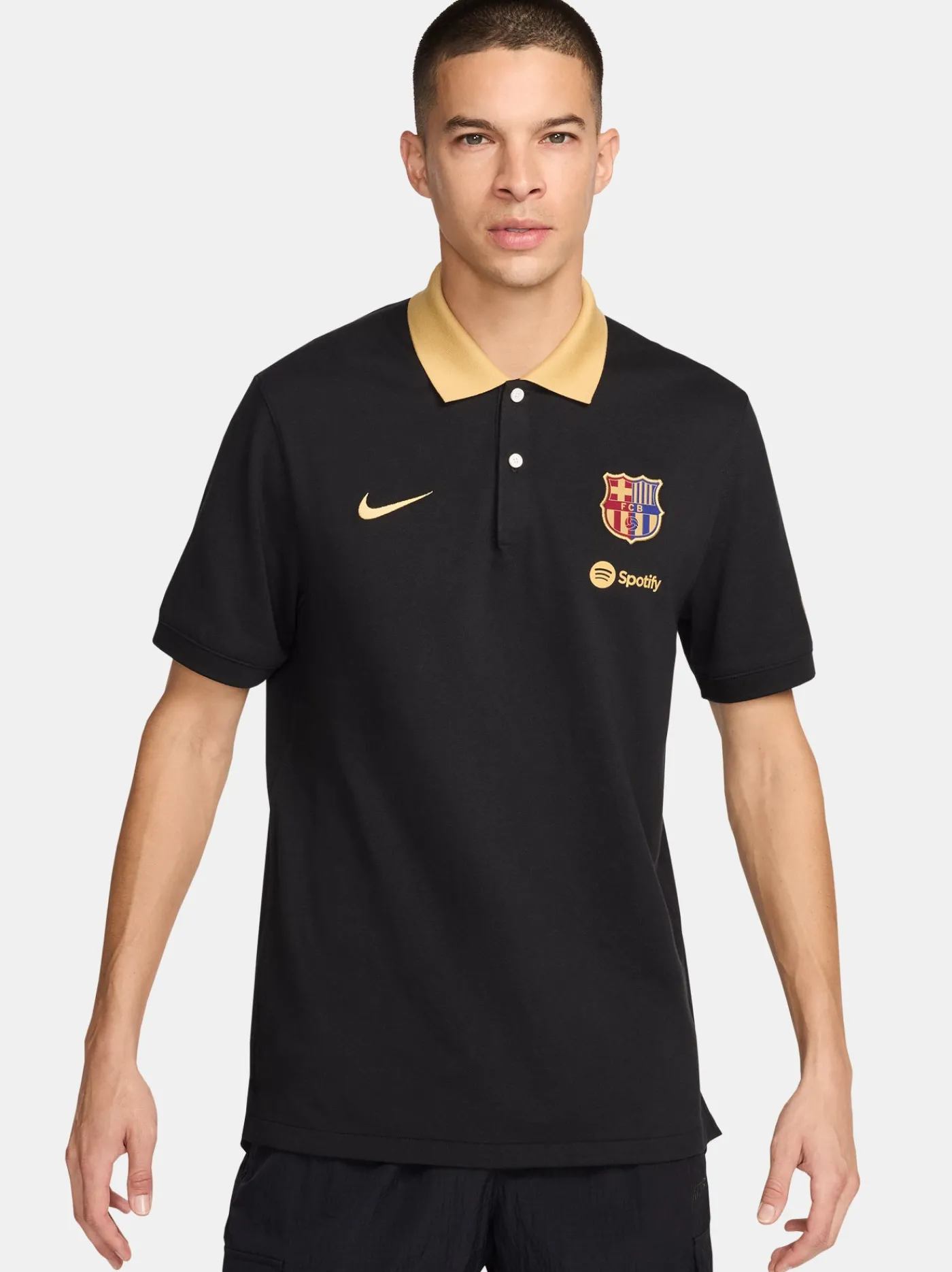 Cheap Polo escudo negro Barça Nike Hombre Camisetas Y Polos