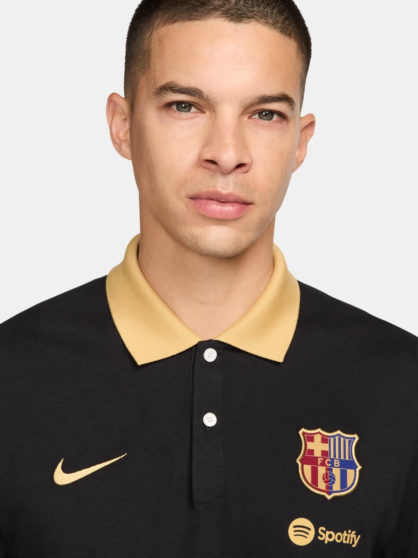 Cheap Polo escudo negro Barça Nike Hombre Camisetas Y Polos