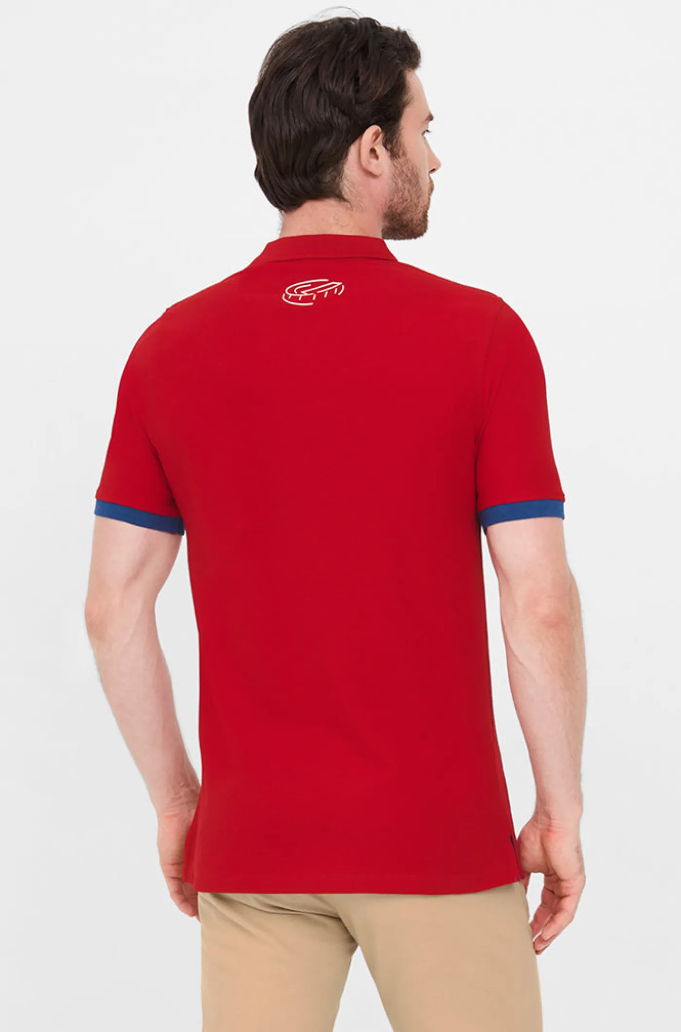 Discount Polo grana Barça Hombre Camisetas Y Polos