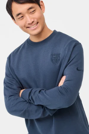 Flash Sale Sudadera azul Barça Nike Hombre Sudaderas | Chándals