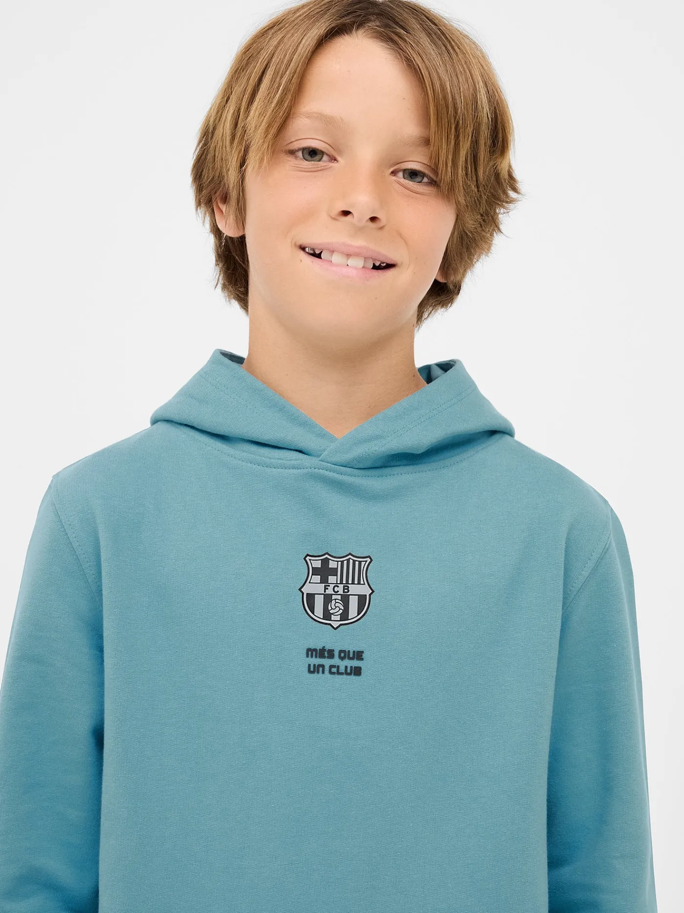 Best Sale Sudadera azul con capucha Barça - Junior Niños Sudaderas | Chándals