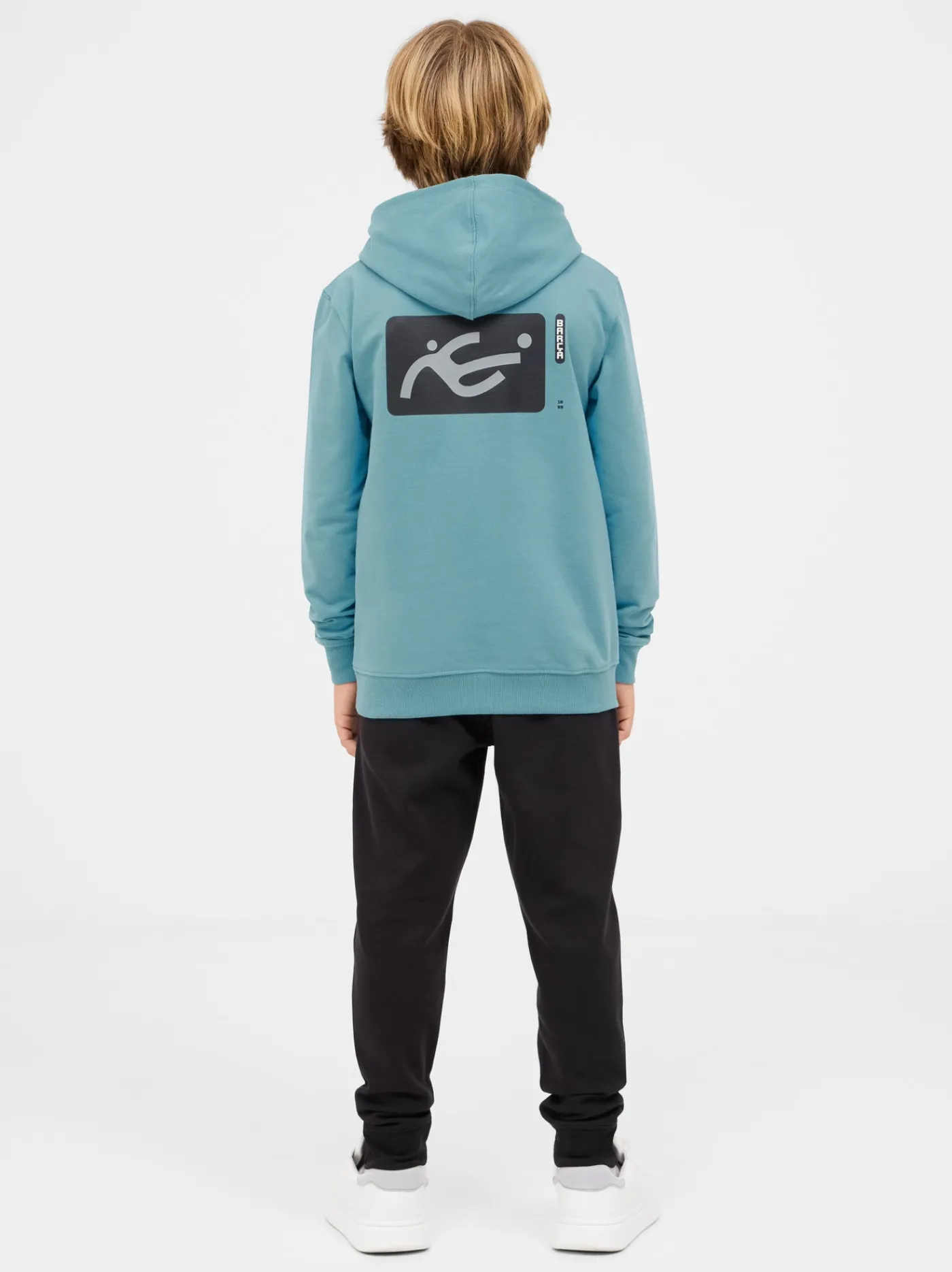 Best Sale Sudadera azul con capucha Barça - Junior Niños Sudaderas | Chándals