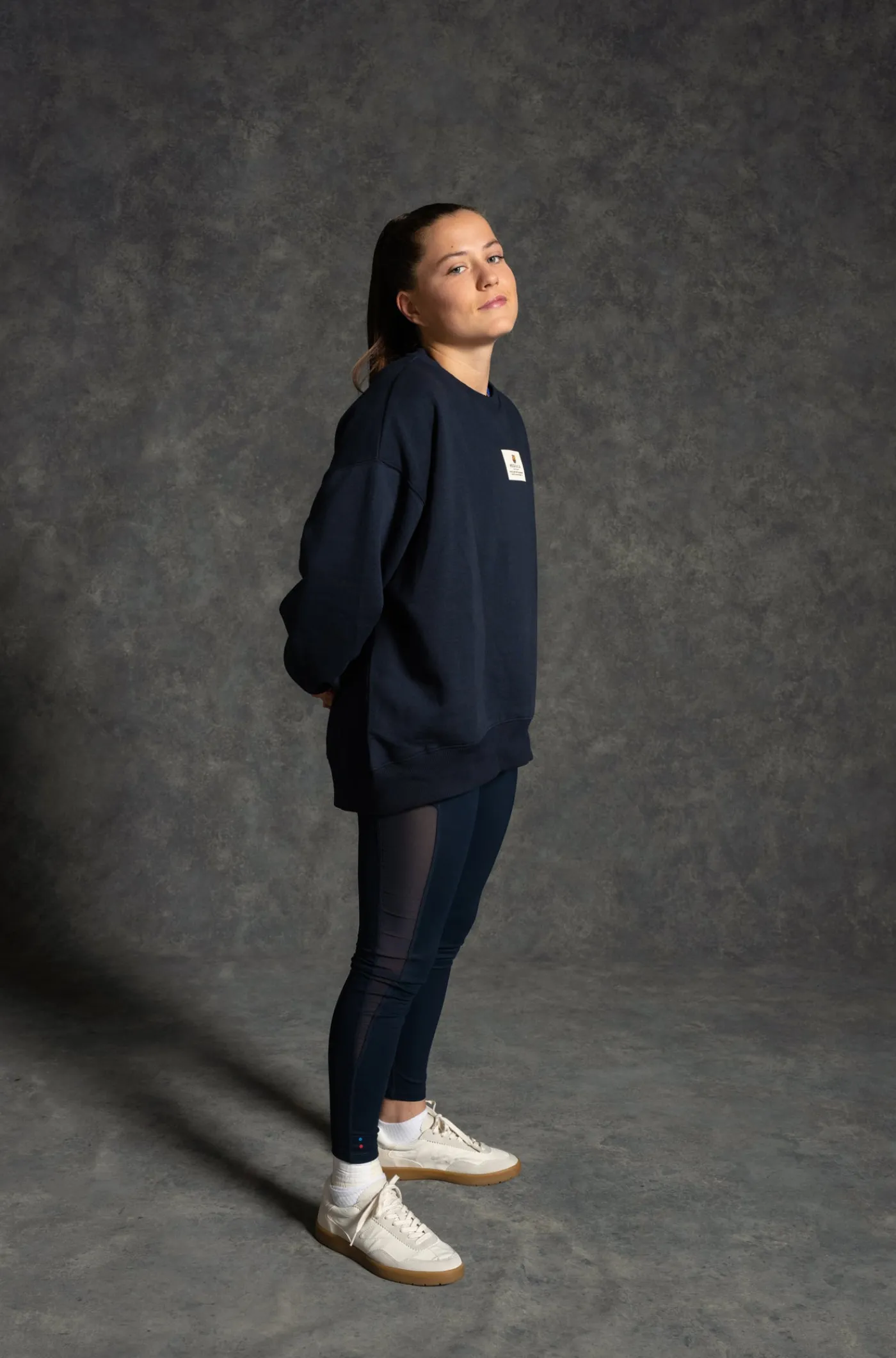 Store Sudadera azul marino Barça - Mujer Mujer Sudaderas Y Jerséis