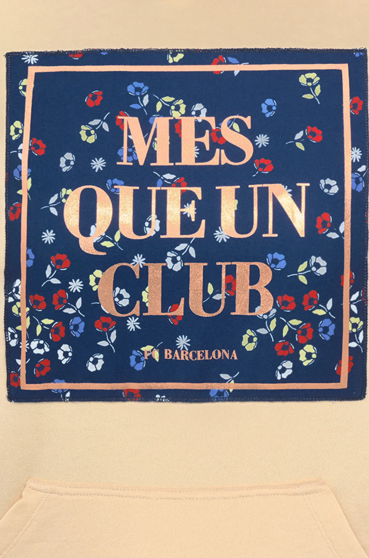 Discount Sudadera canguro "Més que un club" Mujer Sudaderas Y Jerséis