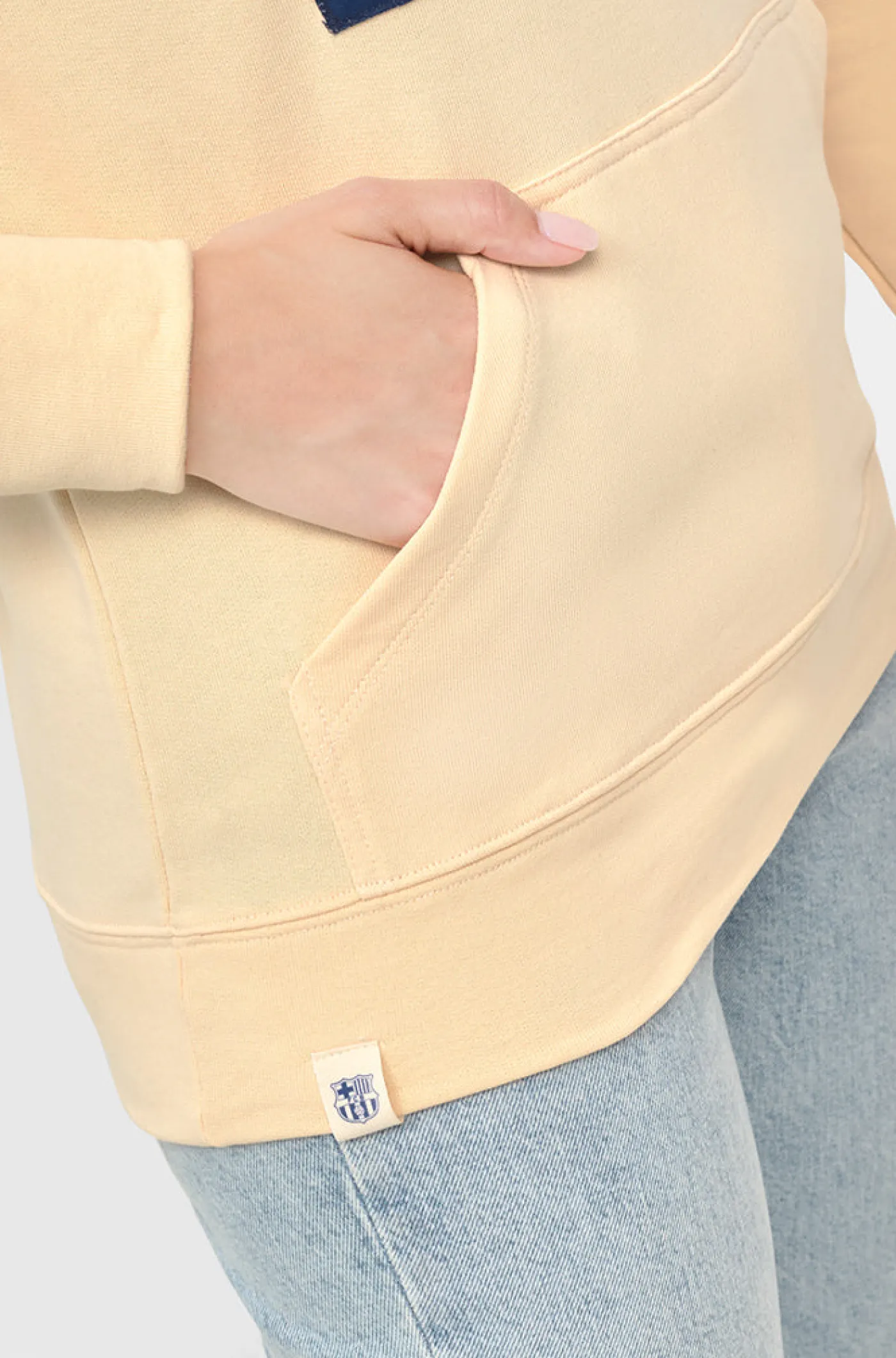 Discount Sudadera canguro "Més que un club" Mujer Sudaderas Y Jerséis