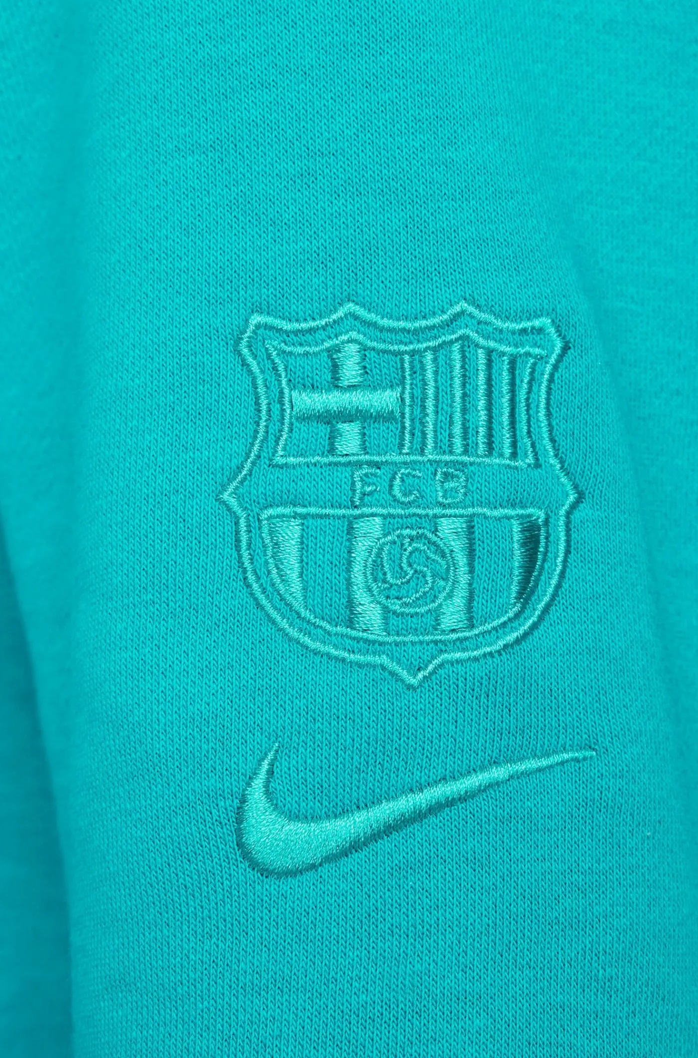 Best Sale Sudadera capucha azul Barça Nike - Mujer Mujer Sudaderas Y Jerséis