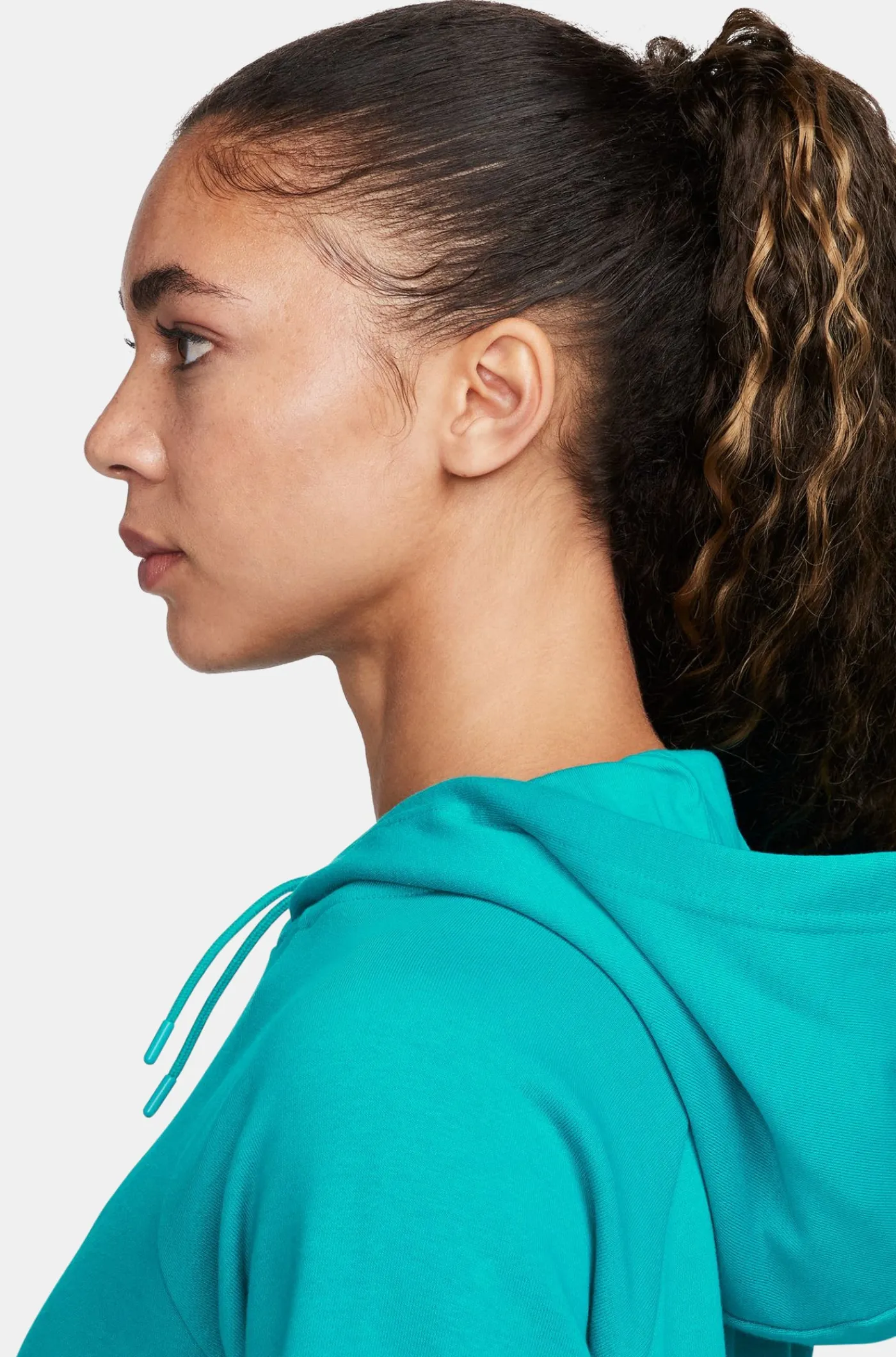 Best Sale Sudadera capucha azul Barça Nike - Mujer Mujer Sudaderas Y Jerséis