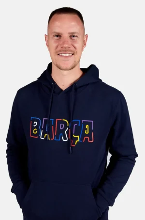 Shop Sudadera con capucha Barça Hombre Sudaderas