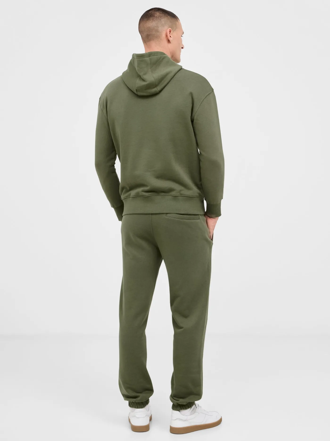 Best Sale Sudadera con capucha caqui Barça Hombre Sudaderas | Chándals