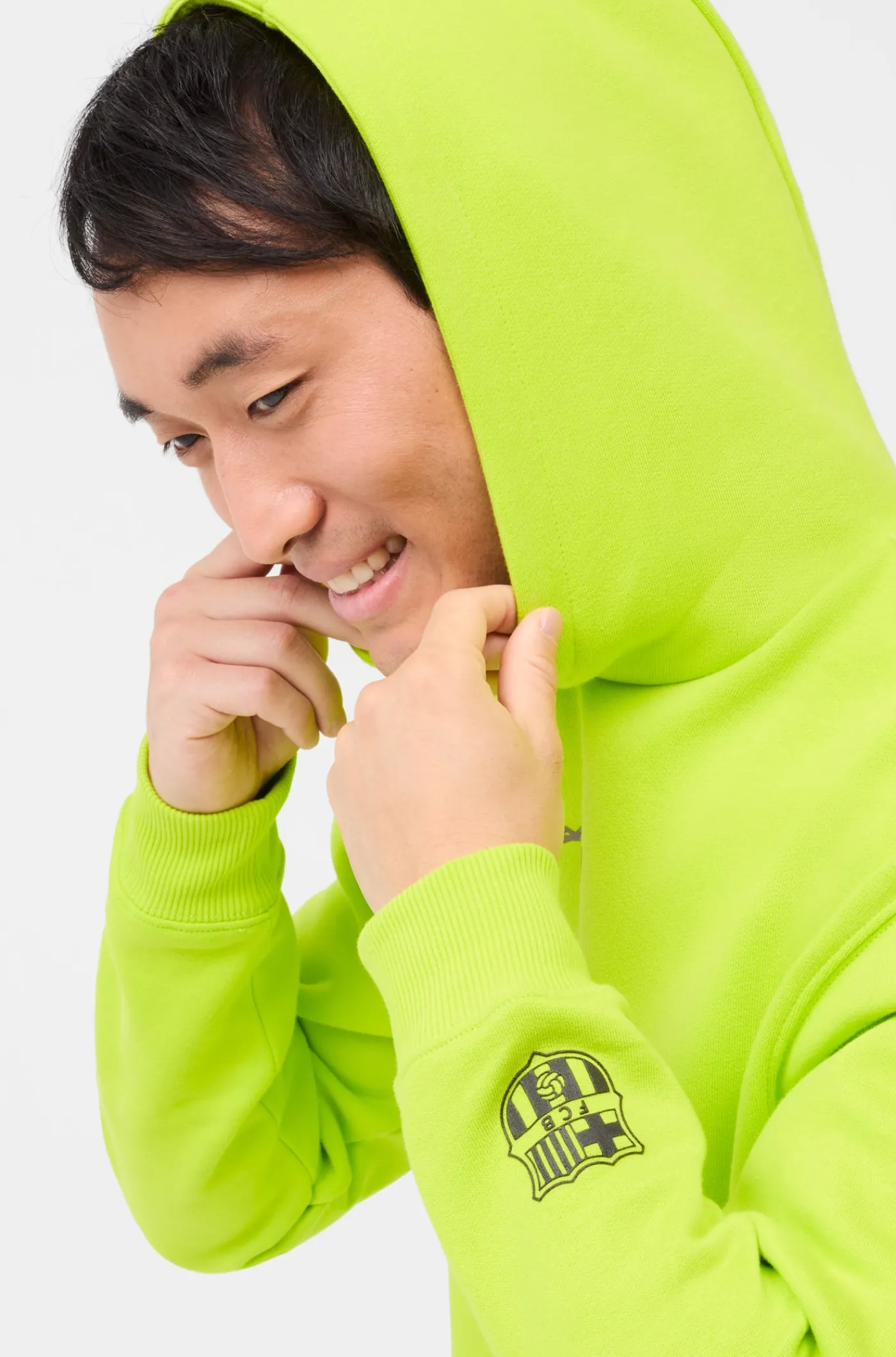 Clearance Sudadera con capucha lima Barça - Numerology Hombre Sudaderas