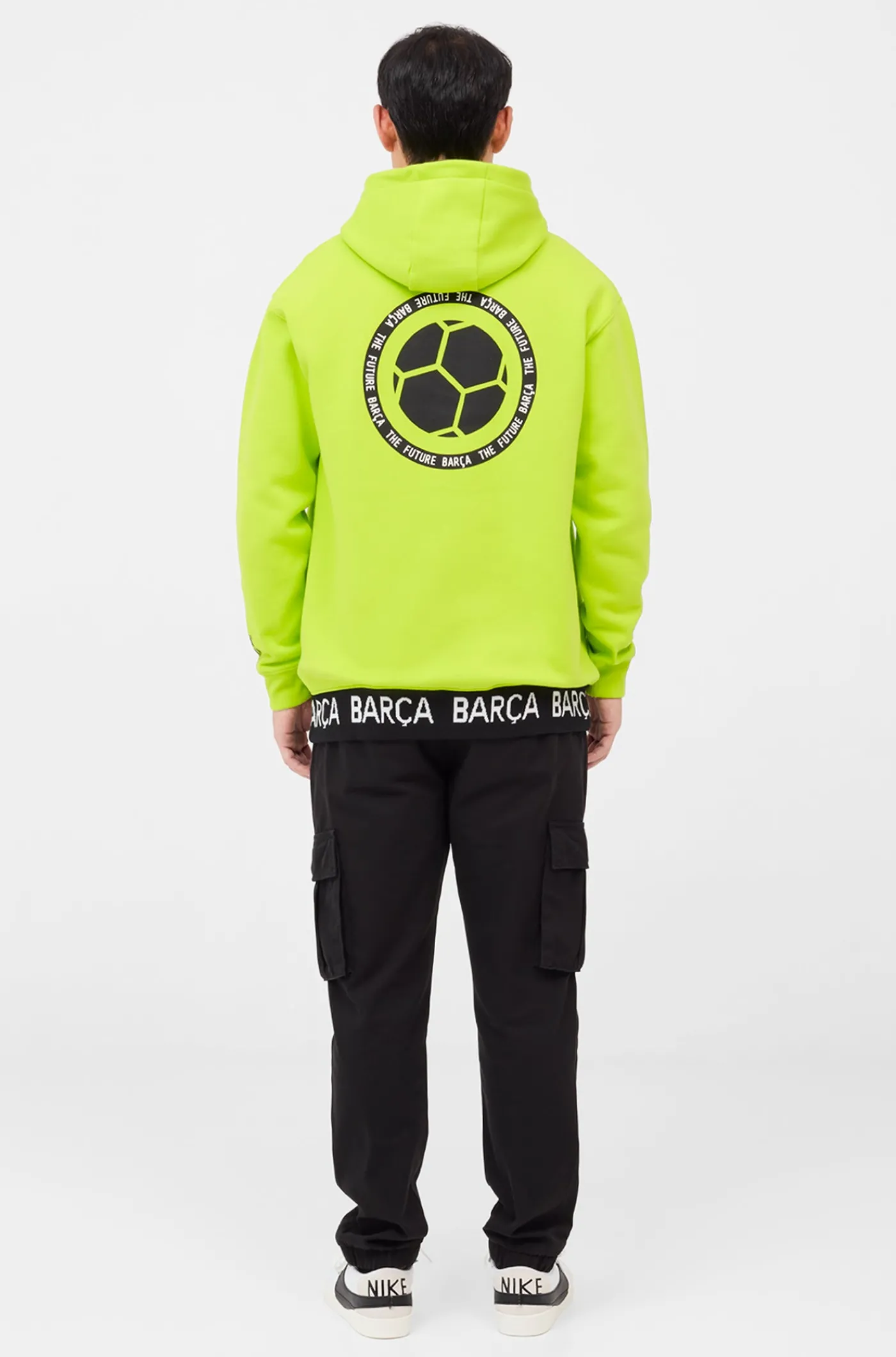 Clearance Sudadera con capucha lima Barça - Numerology Hombre Sudaderas