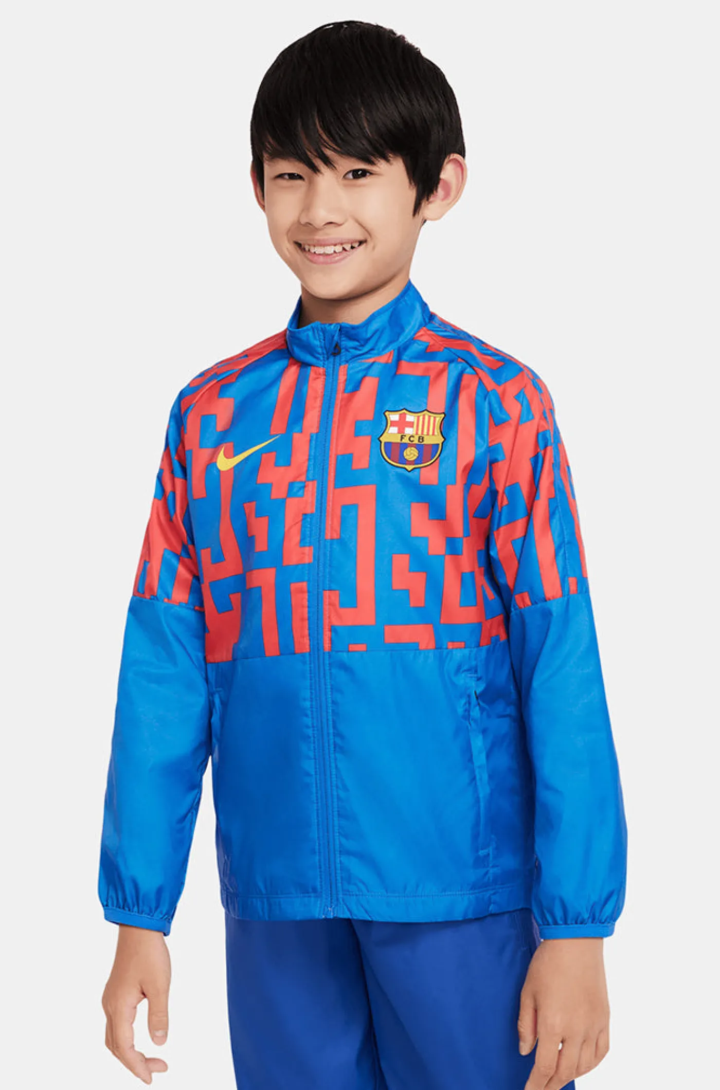 Best Sudadera estampada Barça Nike - Junior Niños Abrigos Y Chaquetas