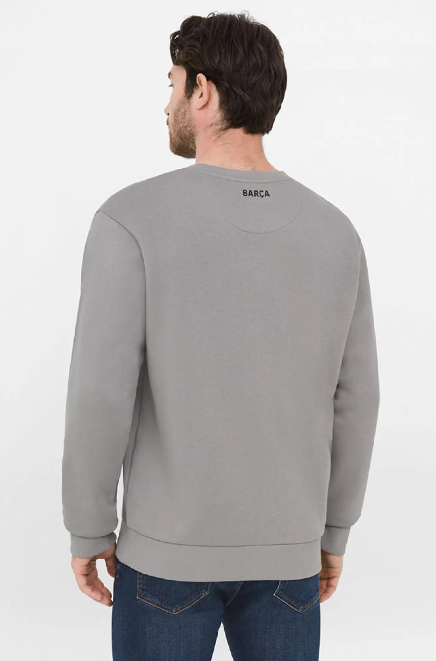 Shop Sudadera gris Barça Hombre Sudaderas | Chándals