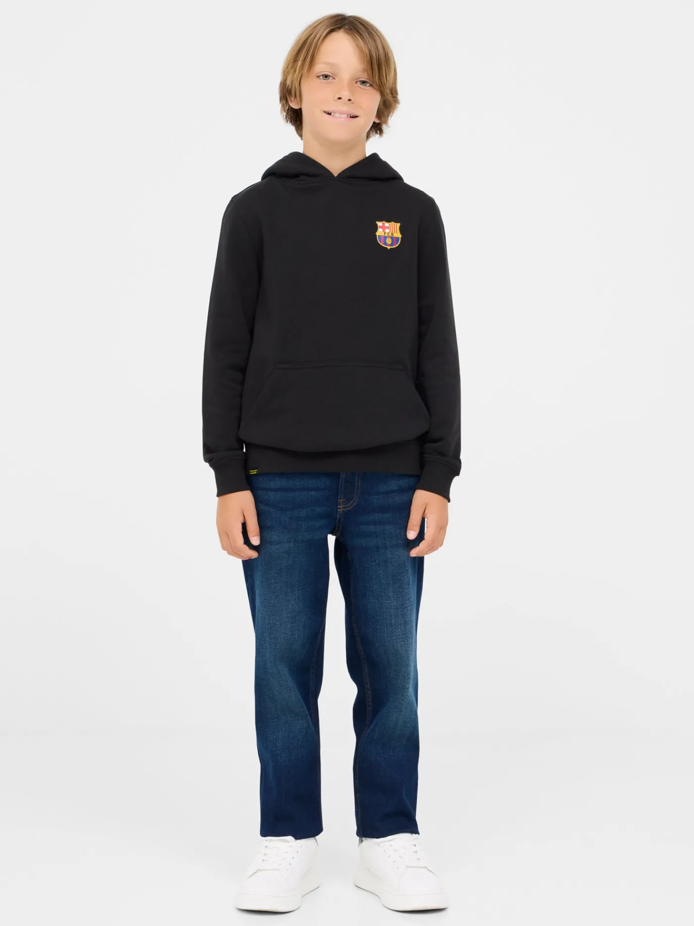 Outlet Sudadera negra trencadís Barça - Junior Niños Sudaderas