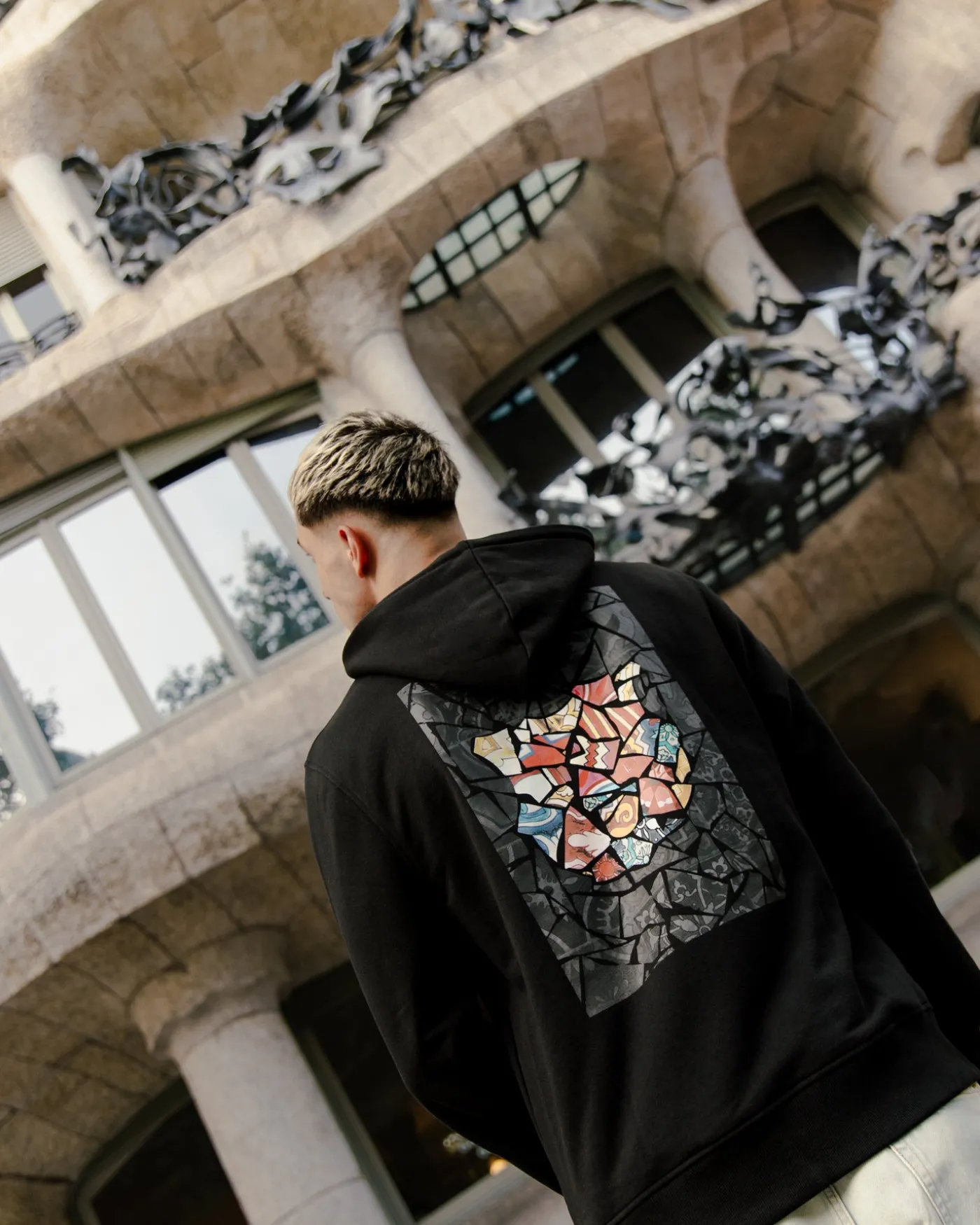 Best Sudadera negra trencadís Barça Hombre Sudaderas