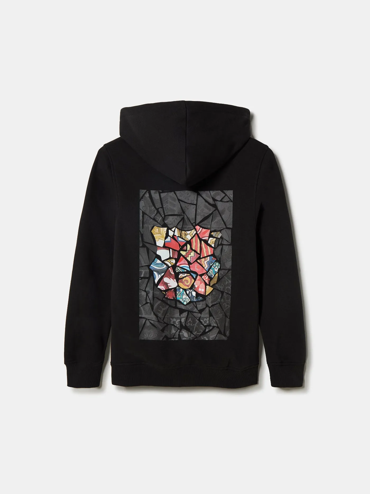 Outlet Sudadera negra trencadís Barça - Junior Niños Sudaderas