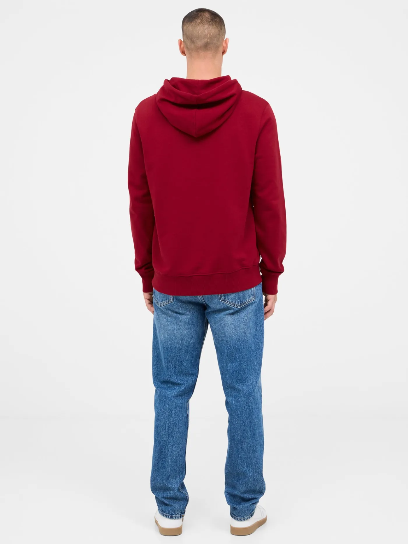 Cheap Sudadera roja escudo Barça Hombre Sudaderas