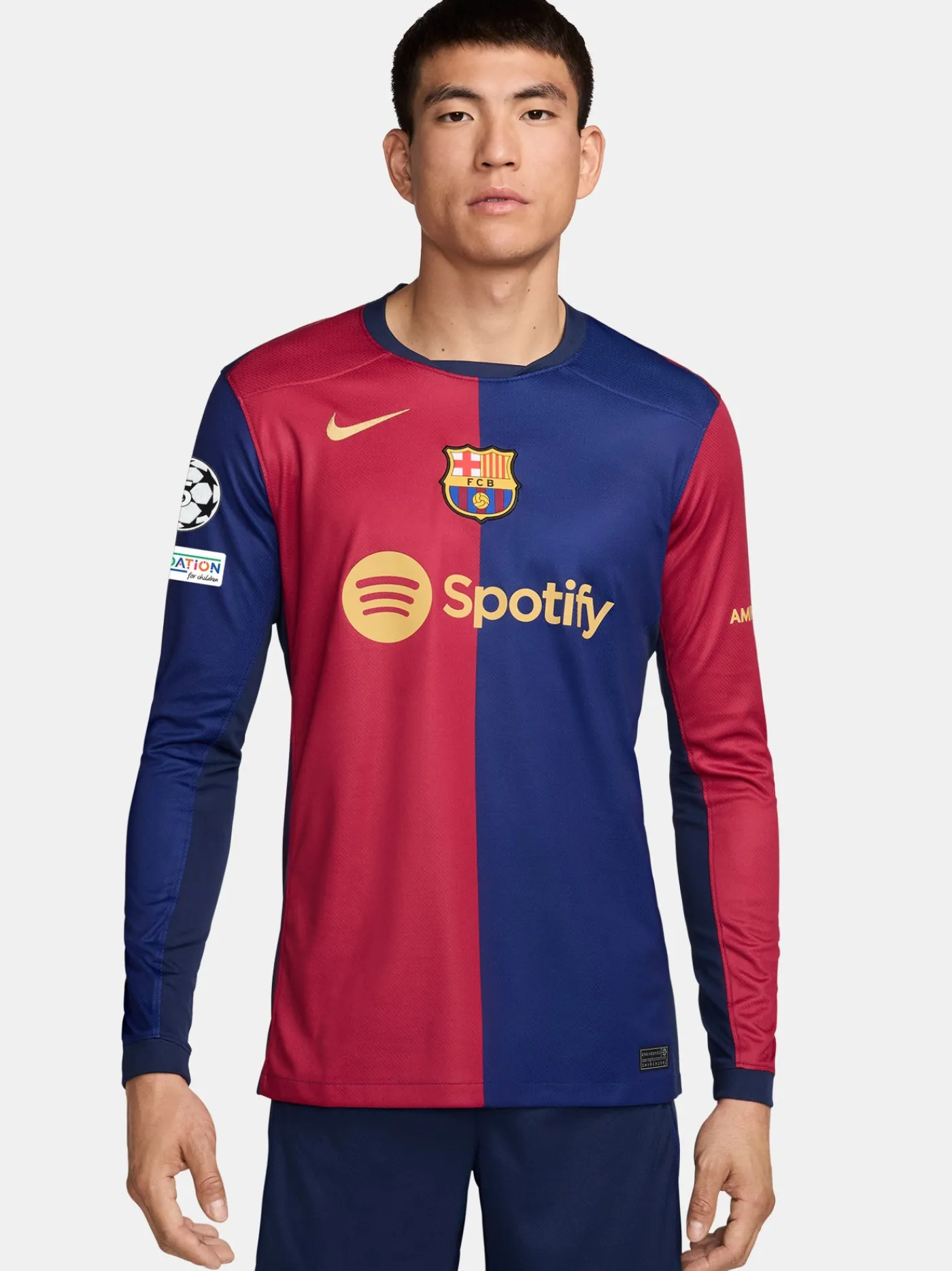 Online UCL Camiseta hombre primera equipación 24/25 Manga Larga Hombre Hombre